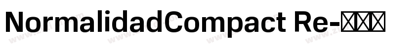 NormalidadCompact Re字体转换